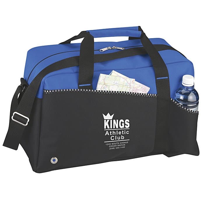 Two-Tone Duffel Bag