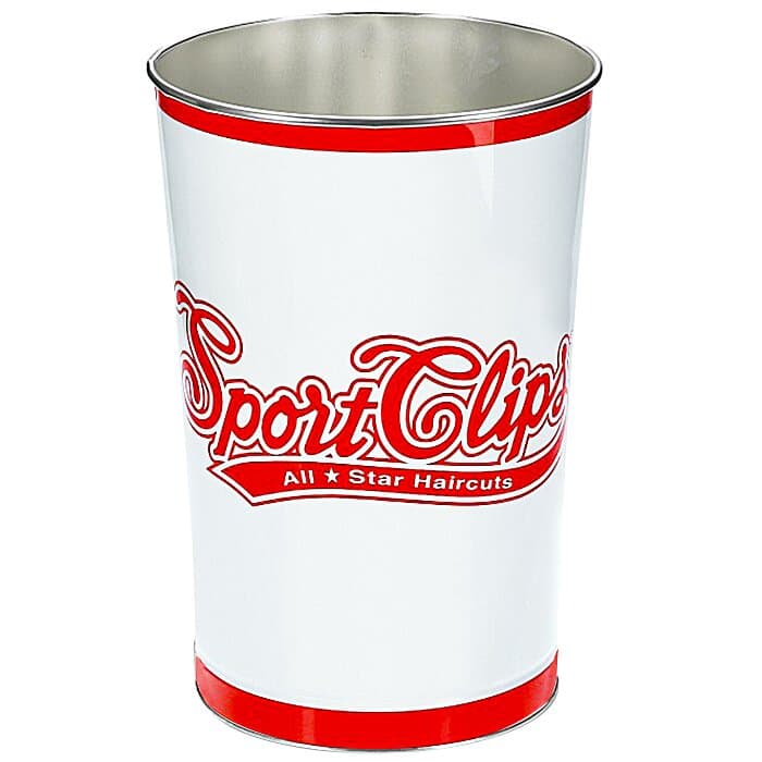 4 Gallon Tapered Metal Wastebasket