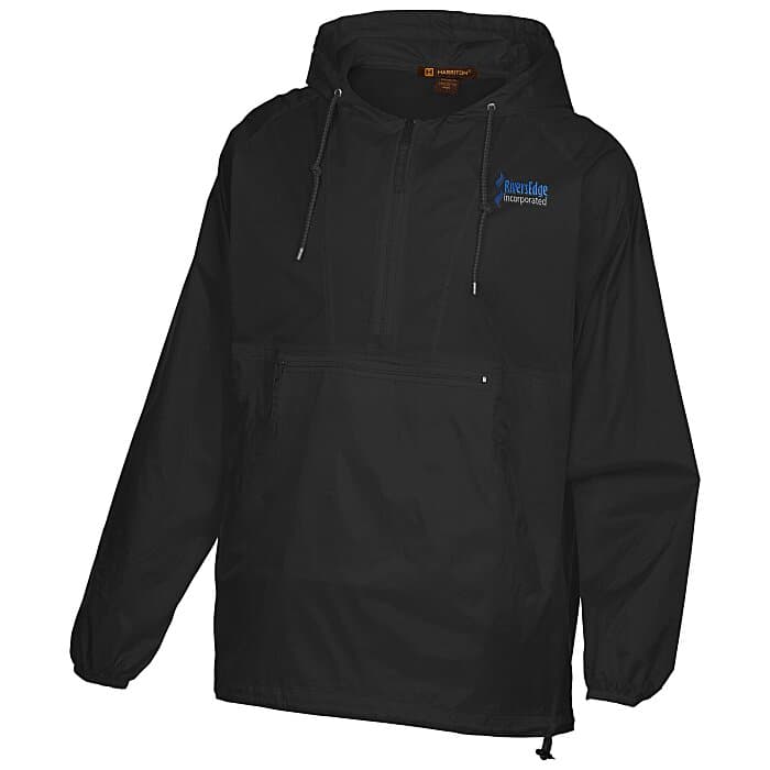Harriton Packable Nylon Jacket - Embroidered