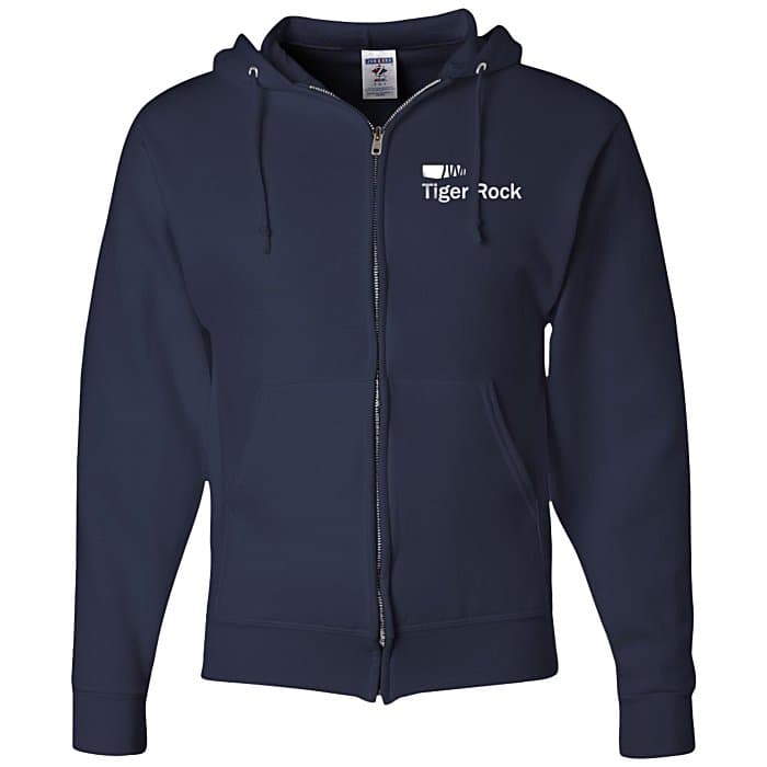 Jerzees NuBlend Full-Zip Hooded Sweatshirt - Screen