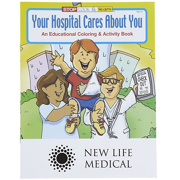 Your Hospital Cares About You Coloring Book