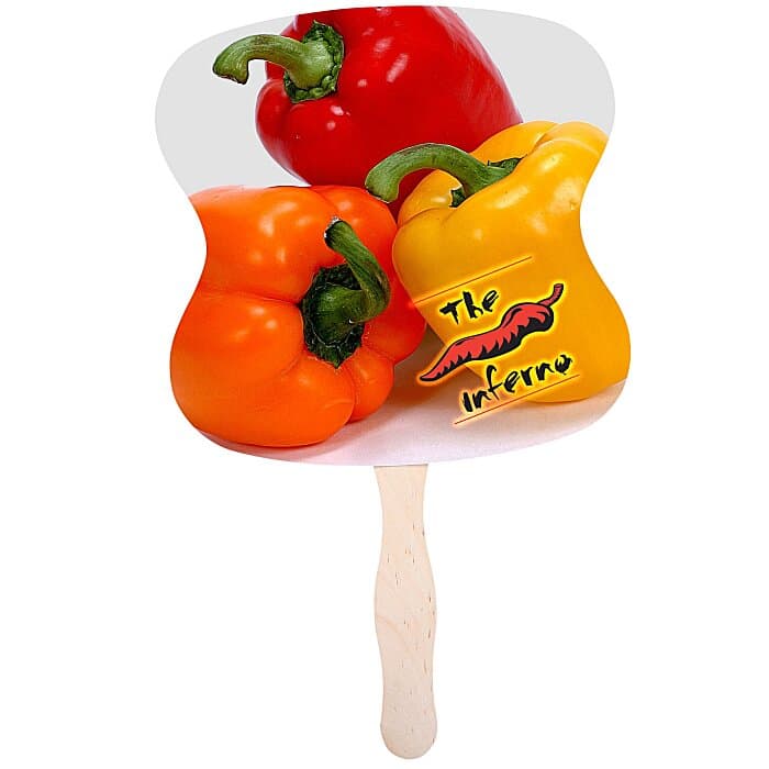 Hand Fan - Hourglass - Full Color