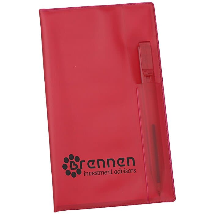 Monthly Pocket Planner with Pen - Translucent - Academic