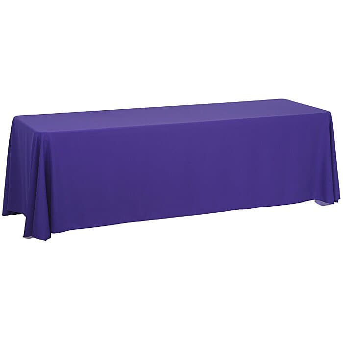 Serged Closed-Back Table Throw - 8 feet - Blank