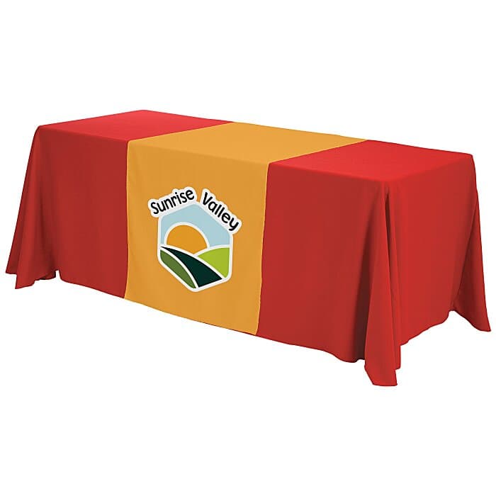 Serged 6-foot Closed-Back Table Throw and Runner Kit