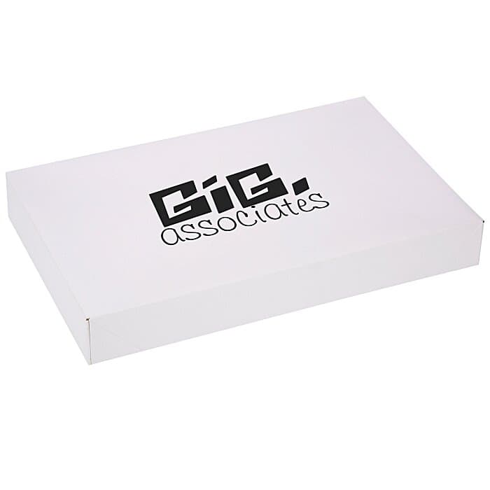Apparel Gift Box - 9-1/2 inches x 15 inches x 2 inches - Gloss White