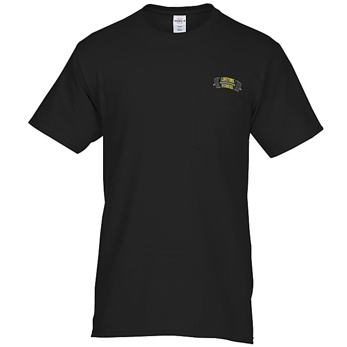 Hanes Authentic Pocket T-Shirt - Embroidered