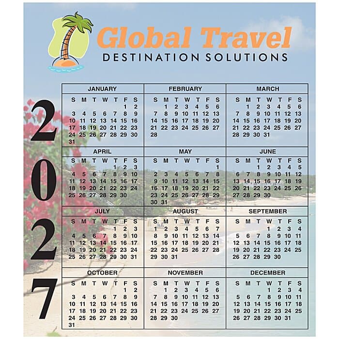 Calendar Magnet - Small - Seashore