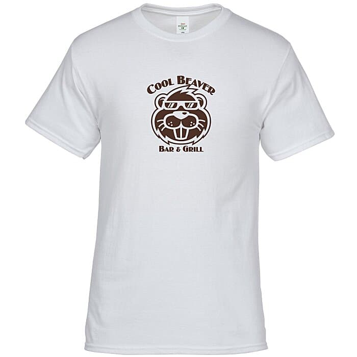 Hanes 50/50 ComfortBlend T-Shirt - Screen - White