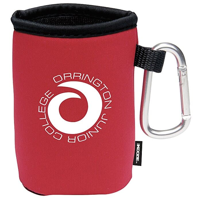 Collapsible Koozie® Can Cooler with Carabiner