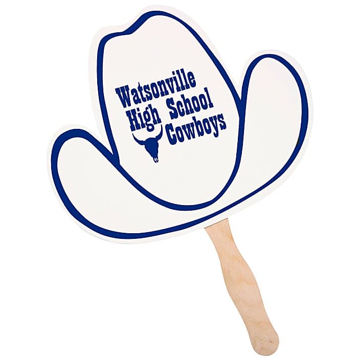 Hand Fan - Cowboy Hat