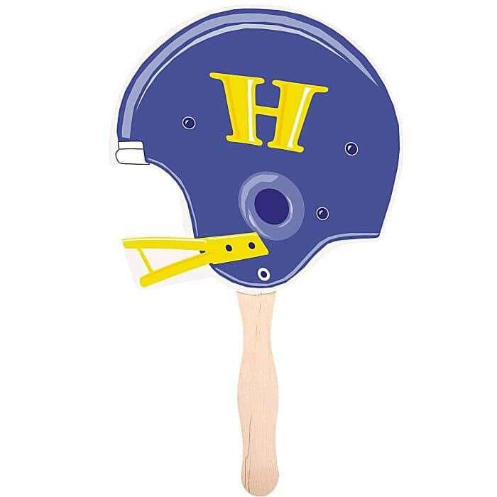 Hand Fan - Football Helmet - Full Color