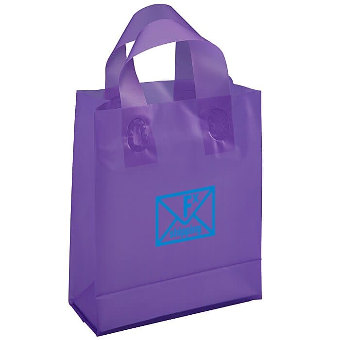 Soft-Loop Frosted Shopper - 10 inches x 8 inches