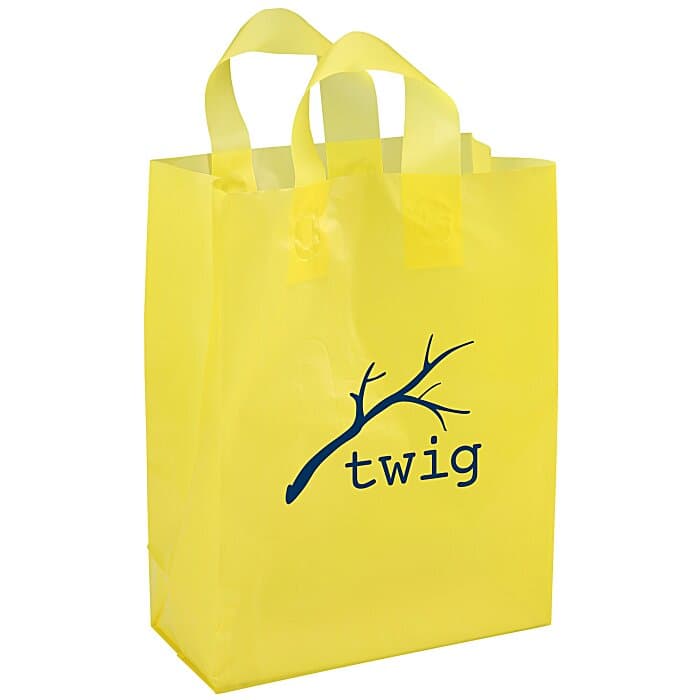 Soft-Loop Frosted Shopper - 13 inches x 10 inches