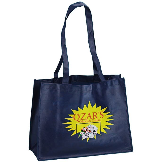 Celebration Shopping Tote - 12 inches x 16 inches - 28 inches Handles - Full Color
