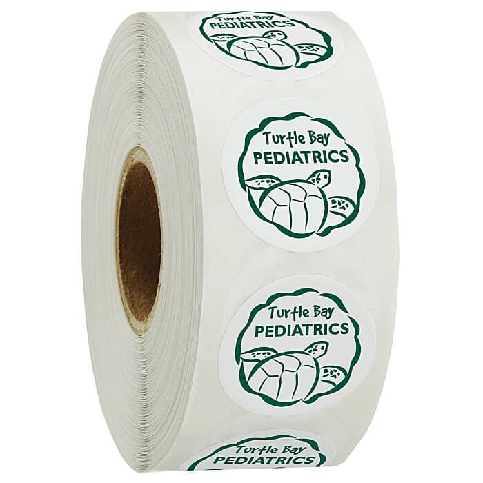 Sticker by the Roll - Circle - 1 inch