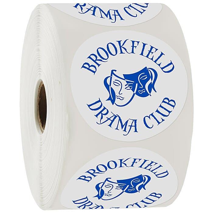 Sticker by the Roll - Circle - 2 1/2 inches