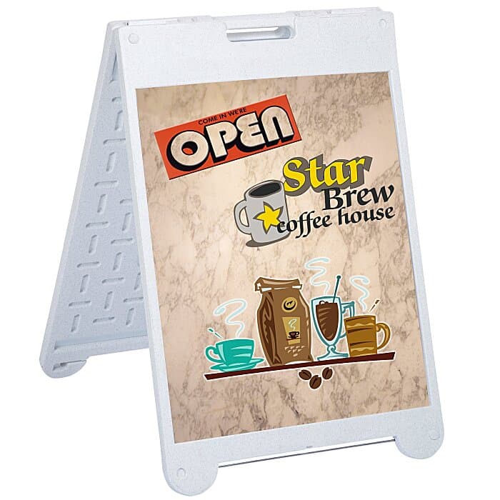 Sidewalk Messenger Sign - Two Sided
