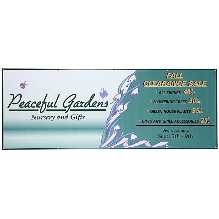 Value Indoor Banner - 3' x 8'