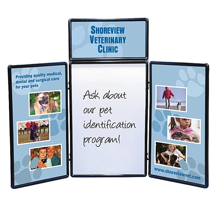 Show N Write Tabletop Display - 6 feet - Full Color