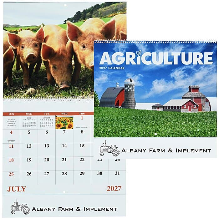 Agriculture Calendar - Spiral