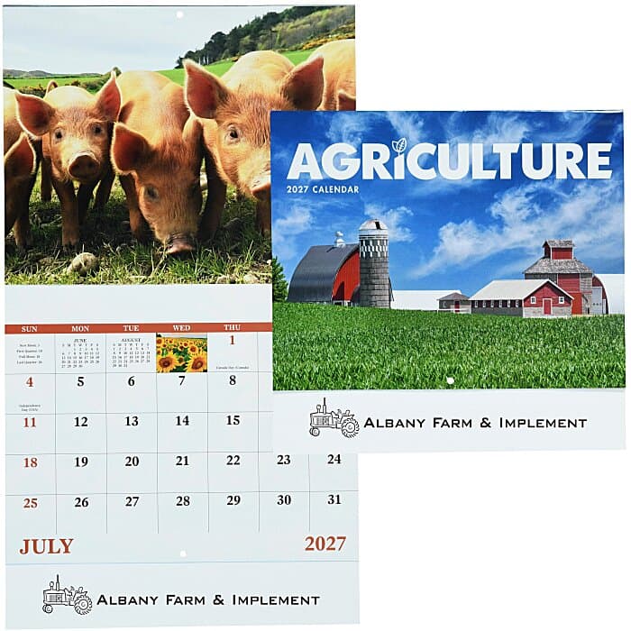 Agriculture Calendar - Stapled