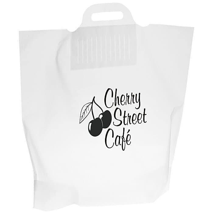Soft Bridge Handle Plastic Bag - 18 inches x 18 inches
