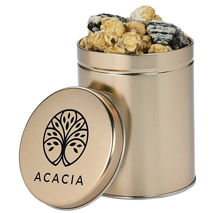 1 Quart Gourmet Popcorn Tin - Cookies & Cream