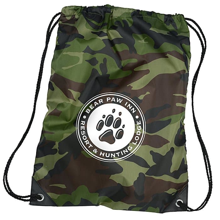 Drawstring Sportpack - 18 inches x 14 inches - Camo