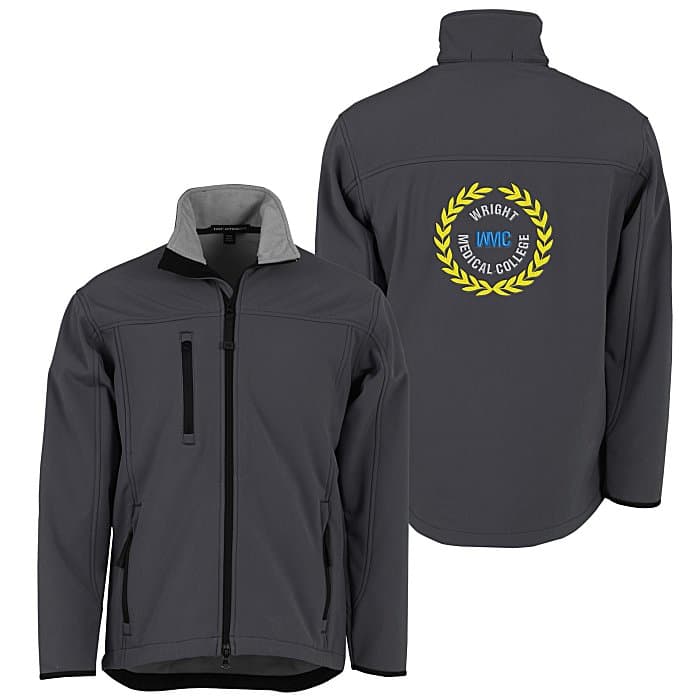Thermal Stretch Soft Shell Jacket - Men's - Back Embroidered
