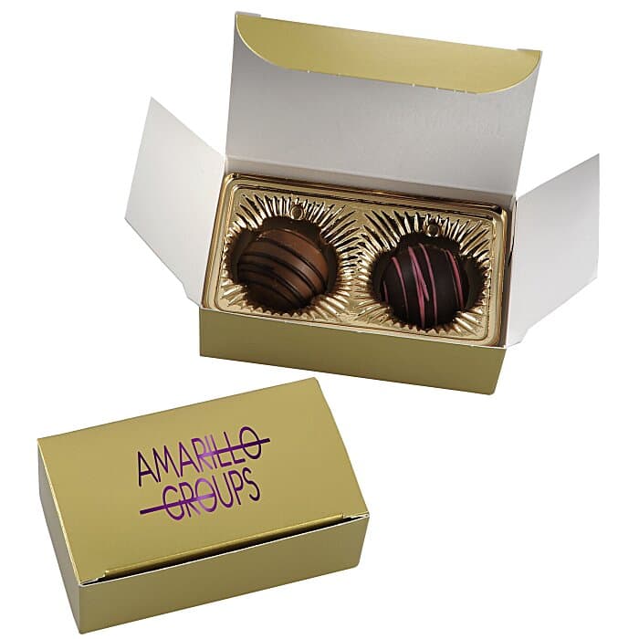 Truffles - 2-Pieces - Gold Box