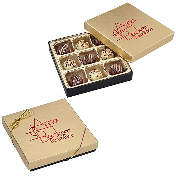 Truffles - 9-Pieces - Gold Box