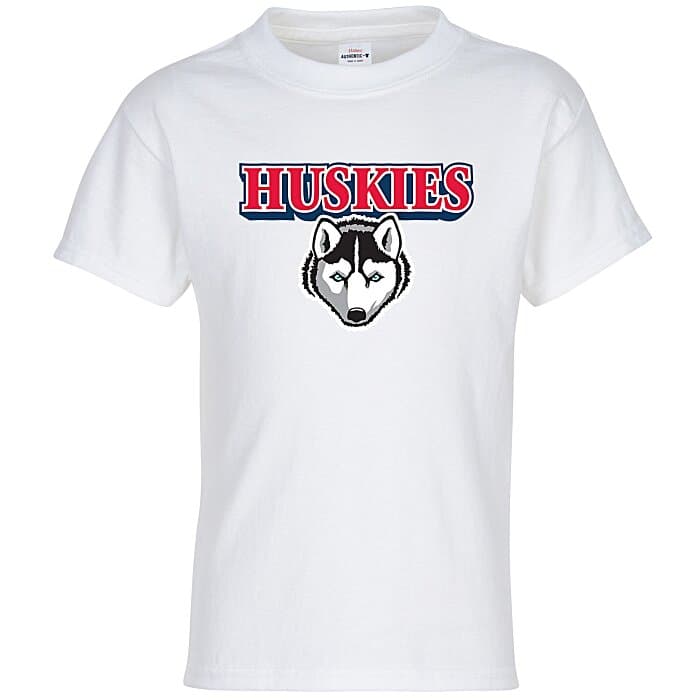 Hanes Authentic T-Shirt - Youth - Full Color - White