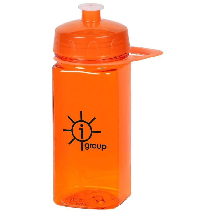 PolySure Squared-Up Water Bottle with Handle - 16 oz