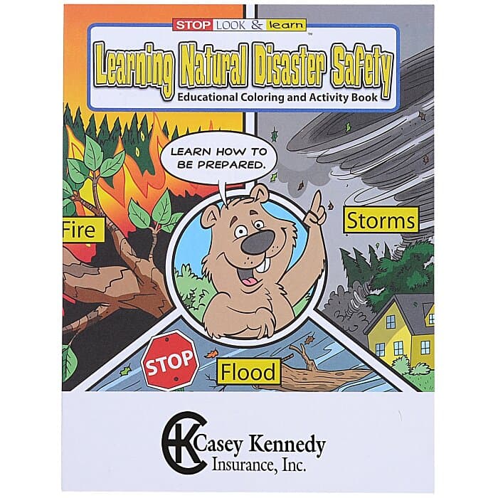 Learning Natural Disaster Safety Coloring Book