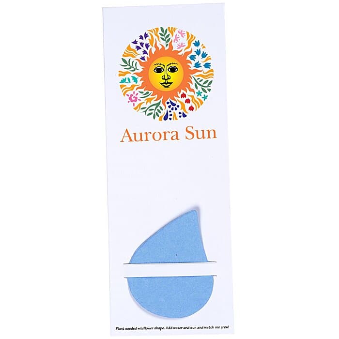 Plant-A-Shape Flower Seed Bookmark - Teardrop