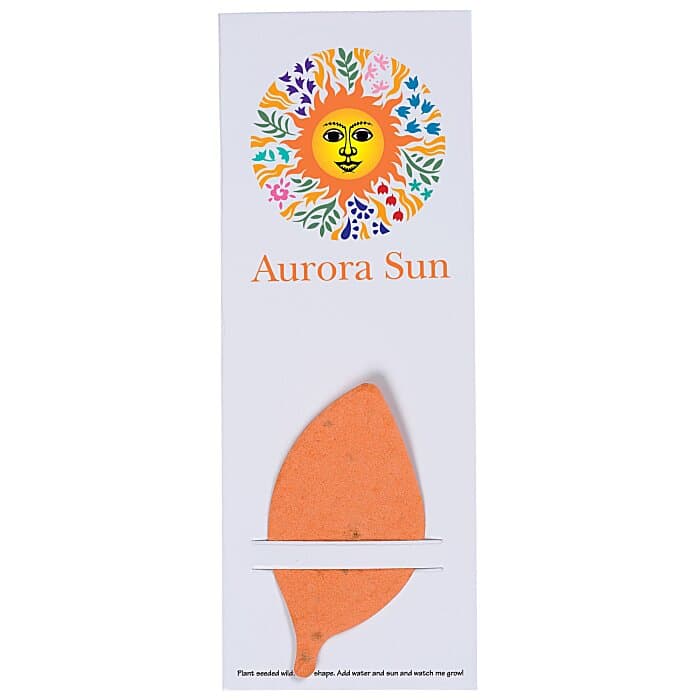 Plant-A-Shape Flower Seed Bookmark - Leaf
