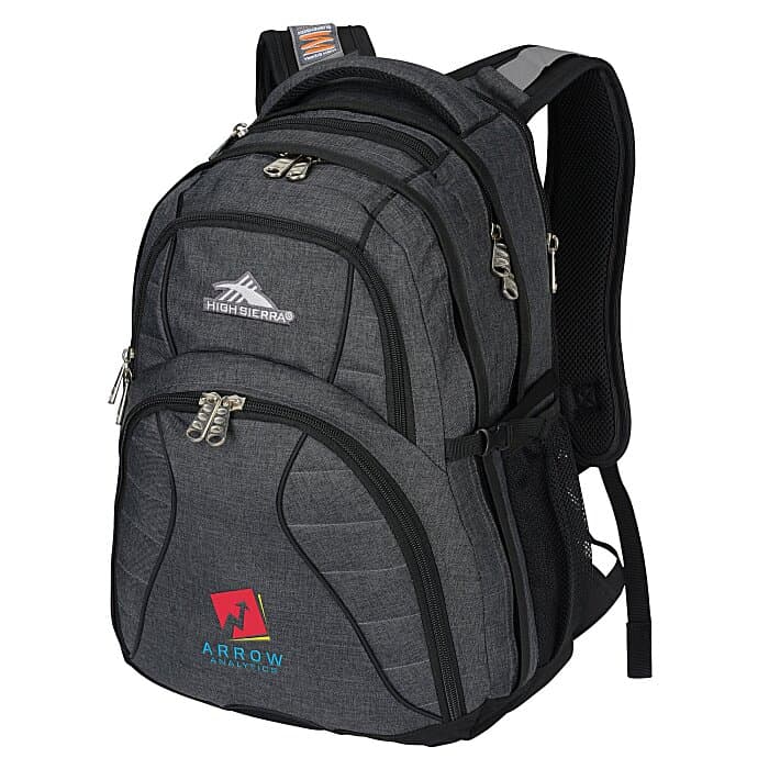 High Sierra Swerve 17-inch Laptop Backpack - Embroidered