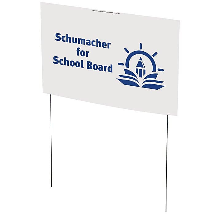 Double Sided Yard Sign - 16 x 26 inches