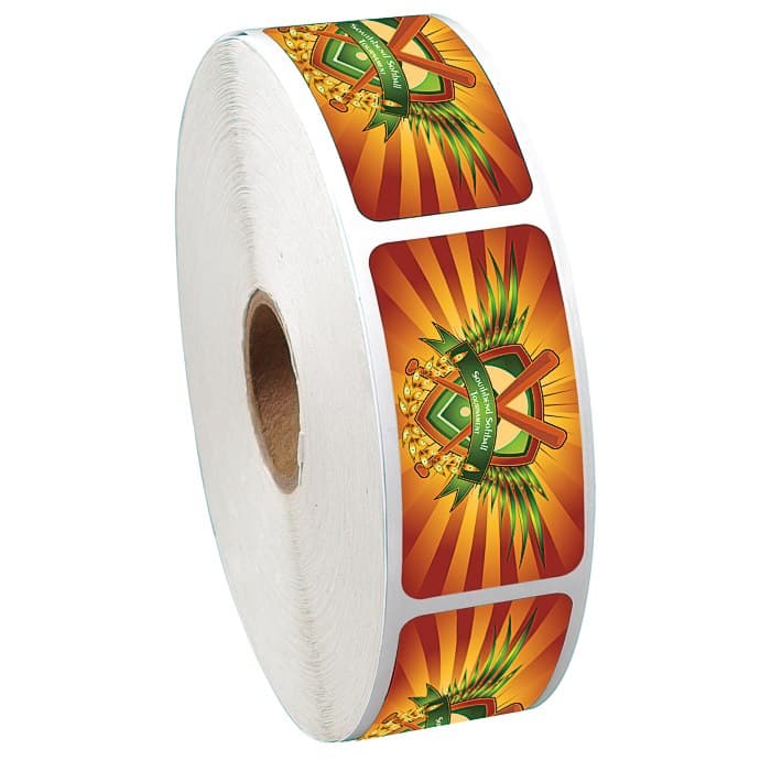 Full Color Sticker by the Roll - Rectangle - 1 inch x 2 inches
