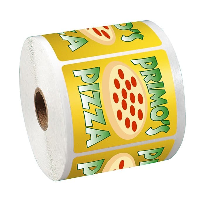 Full Color Sticker by the Roll - Rectangle - 2-1/2 inches x 3 inches