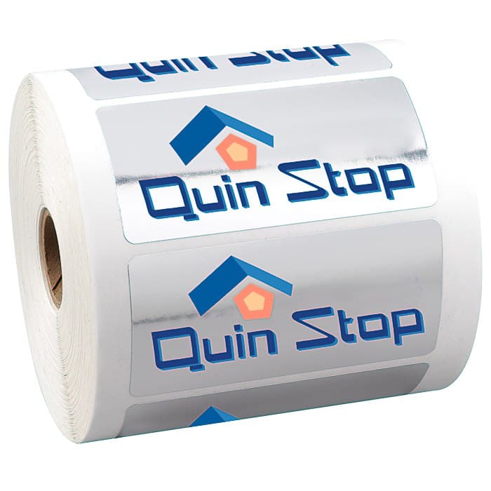 Full Color Sticker by the Roll - Rectangle - 1-3/4 inches x 3-5/8 inches
