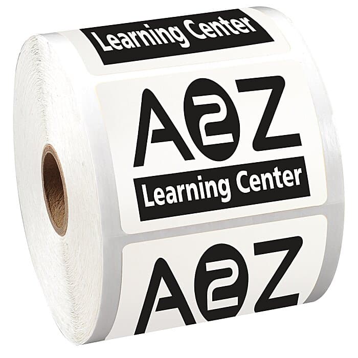 Sticker by the Roll - Rectangle - 2 inches x 2-3/4 inches