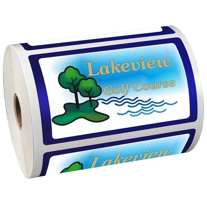 Full Color Sticker by the Roll - Rectangle - 3 inches x 5 inches