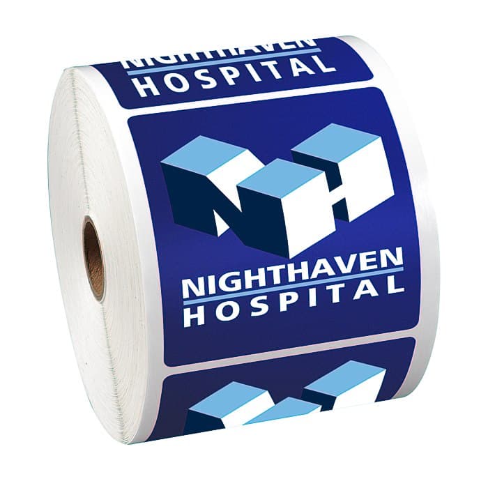 Full Color Sticker by the Roll - Square - 3 1/2 inches x 3 1/2 inches