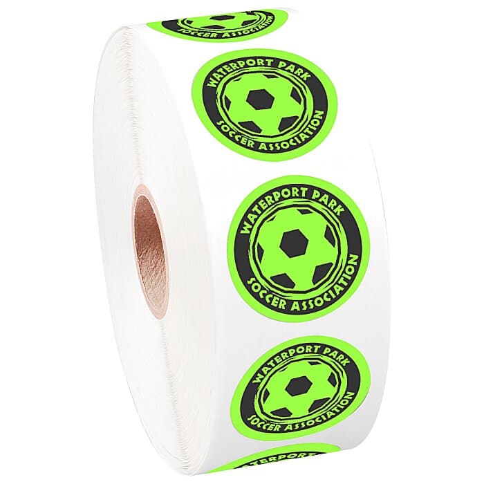 Sticker by the Roll - Circle - 1 1/4 inches