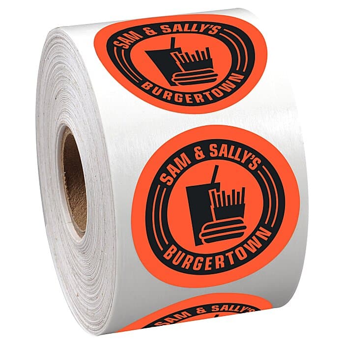 Sticker by the Roll - Circle - 1 3/4 inches