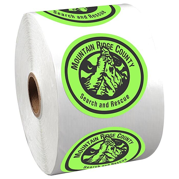 Sticker by the Roll - Circle - 2 1/4 inches
