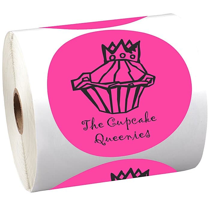 Sticker by the Roll - Circle - 3 3/4 inches
