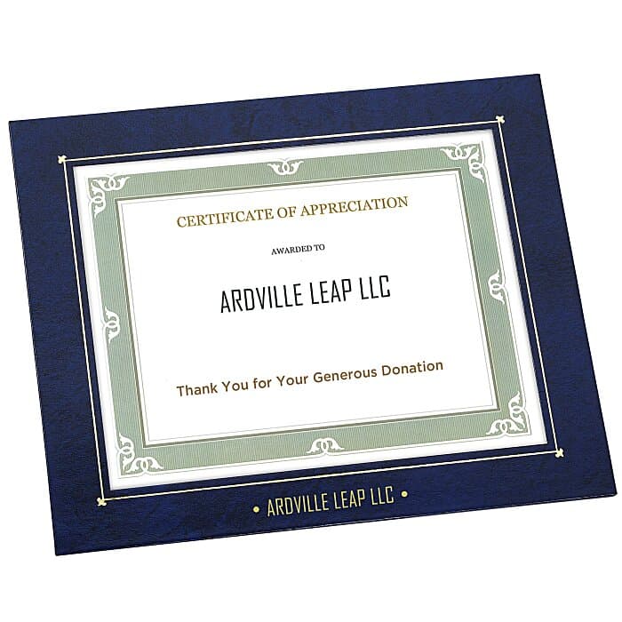 Wrapped Edge Certificate Frame - 8 inches x 10 inches
